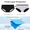 SPOFOR Adult Special Needs Reusable Swim Diapers Waterproof Leakproof Cloth Diaper Cover for Incontinence Unisex Black M view 2