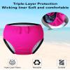 SPOFOR Adult Special Needs Reusable Swim Diapers Waterproof Leakproof Cloth Diaper Cover for Incontinence Unisex ROSEO 3XL view 3