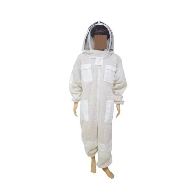 Beekeeping, Three-Layer Breathable Beekeeping Suit, Protective Face Net, Sting-Proof One-piece Garment,for Beekeepers
