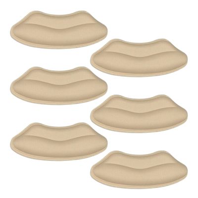 1 Pairs Heel Pads for Shoes, Memory Foam Heel Grips for Shoes that are Too Big, Stop Heel Slip and Blister, Unisex (2, Khaki)