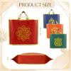 Sabary 96 Pack Pooja Return Gifts Bags Indian Return Gift Bags Matte Finish with Golden Trim for Varalakshmi Vrata Diwali Lotus Shravana Lights Party Puja Hindu Religious Traditional Indian Ceremony view 2