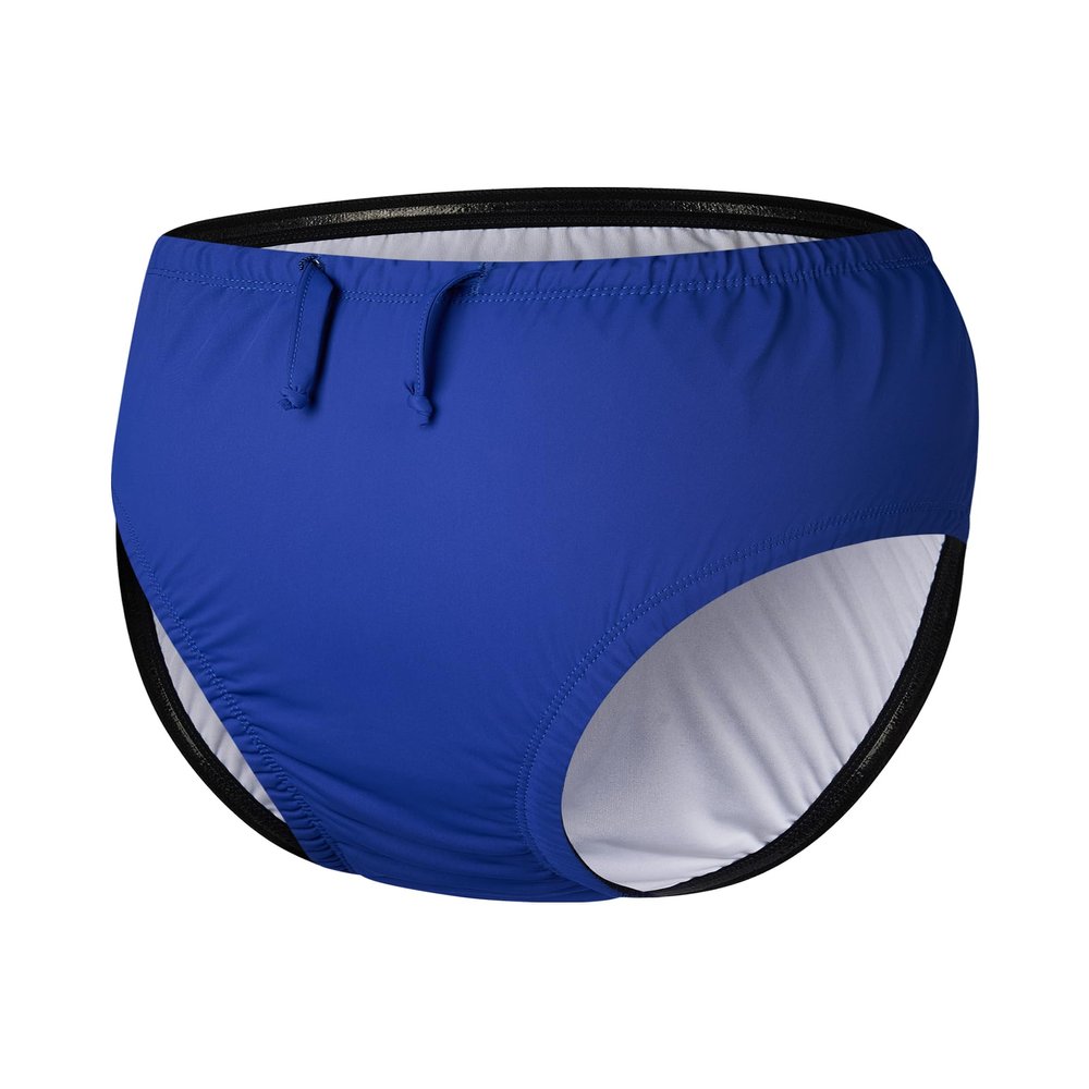 SPOFOR Adult Special Needs Reusable Swim Diapers Waterproof Leakproof Cloth Diaper Cover for Incontinence Unisex Royal Blue M