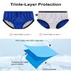 SPOFOR Adult Special Needs Reusable Swim Diapers Waterproof Leakproof Cloth Diaper Cover for Incontinence Unisex Royal Blue M view 2