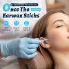 2 Boxes Sticky Ear Cleaning Stick for Adults, Reusable Sticky Ear Cleaners Picks with Soft Flexible Tip, Gentle Soft Ears Care Cleaning Sticks with Dust Cover (Large) view 2