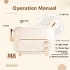 5-in-1 Ultrasonic Essential Oil Diffuser, Humidifier with Bluetooth Speaker and White Noise Machine, 7-Color Night Light, Auto Shut-Off for Bedroom Office (Button-Operated Version) view 3