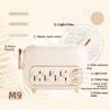 5-in-1 Ultrasonic Essential Oil Diffuser, Humidifier with Bluetooth Speaker and White Noise Machine, 7-Color Night Light, Auto Shut-Off for Bedroom Office (Sliding Rail Style) view 3