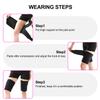 supregear Thigh Wraps Support, Adjustable Compression Neoprene Thigh Sleeve Hamstring Quad Wrap Upper Leg Brace for Women Men Pulled Groin Muscle, Quadriceps, Black + Fuchsia Pink, XL view 2