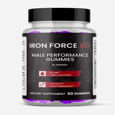 (1 Pack) Iron Force XL Gummies, Official IronForce Supplement Gummys with Premium Ingredients, Advanced Formula Support for Memory, Overall Health & Wellness Reviews (60 Gummies)
