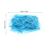 Blue Decorative Shredded Paper Filler, 200g Bag, Raffia Basket Stuffing for Boxes and Packaging Protection, Multi-use Packing Shreds for Craft, Party, and Holiday Wrap view 2