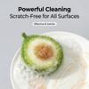 Kitchen Dish Sponge with Avocado Design Non-Scratch, Reusable Scrubber 2-Pack for Non-Stick Cookware (Pink) view 3