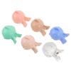 TIDTALEO 6pcs Toothbrush Head Covers Travel Case Set Replaceable Cartoon Toothbrush Caps with Clip- for Home and Outdoor Use view 1
