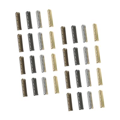 100 Pcs 4 Holes Metal Shoelace Tips Aglets for DIY Shoelace Repair, Smooth round End Caps, Metal Shoe Lace Ends for Sneakers and Hoodies