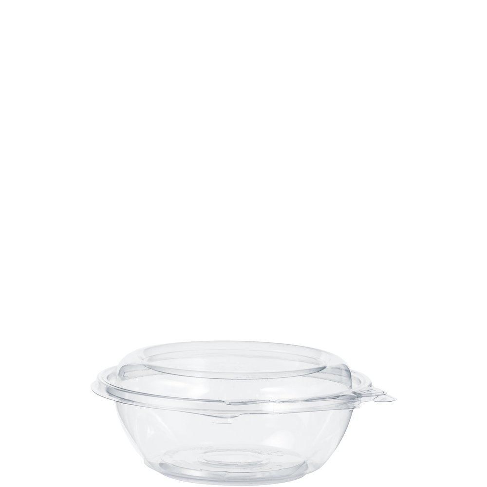 EcoQuality 8oz Clear Tamper Resistant Bowl with Dome Lid - For Salads, Fruit, Meal Prep, and Deli Takeout Bowl - For Catering, Food Trucks, Home Use, and Restaurants (240 Pack)