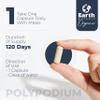 Earth Botanic Organic Polypodium Leucotomos Capsules 240 mg | Polypodium Extract 10:1 Supplement | Herbal Antioxidant Formula | Plant Based Botanical Capsules | Non-GMO | 120 Veg Capsules view 3