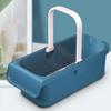 Uonlytech Rectangular Cleaning Bucket Heavy-Duty Plastic Water Pail with Handle Large Portable Mopping Bucket for Household Floor Cleaning view 4