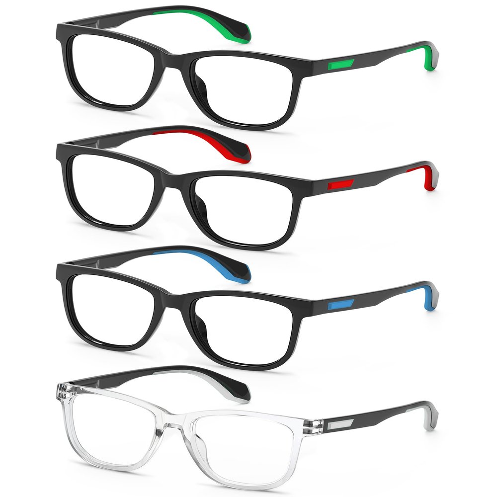 MODFANS Oversized Women Reading Glasses Men 2.75 Big Readers for Unisex Soft Rubber Temple with Spring Hinge-Wide Thick Blue Light Blocking Reading Glasses,Anti UV/Eyeglare