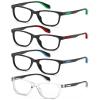 MODFANS Oversized Women Reading Glasses Men 2.75 Big Readers for Unisex Soft Rubber Temple with Spring Hinge-Wide Thick Blue Light Blocking Reading Glasses,Anti UV/Eyeglare view 1