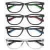MODFANS Oversized Women Reading Glasses Men 2.75 Big Readers for Unisex Soft Rubber Temple with Spring Hinge-Wide Thick Blue Light Blocking Reading Glasses,Anti UV/Eyeglare view 2