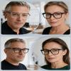 MODFANS Oversized Women Reading Glasses Men 2.75 Big Readers for Unisex Soft Rubber Temple with Spring Hinge-Wide Thick Blue Light Blocking Reading Glasses,Anti UV/Eyeglare view 3
