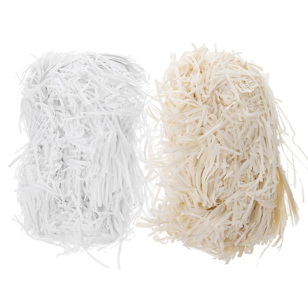 Angoily Shredded Paper Filler for Boxes 2pcs Crinkle Cut Paper Shreds Basket Stuffing DIY Box Filling Decoration Suitable for Party Supplies