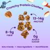 Magic Spoon High Protein Granola Low Sugar - 4 Pack: Apple Cinnamon, Blueberry Vanilla, Peanut Butter, & Honey Almond - Low Carb Sugar Free Protein Snacks & Breakfast Food - Grain & Gluten Free view 3