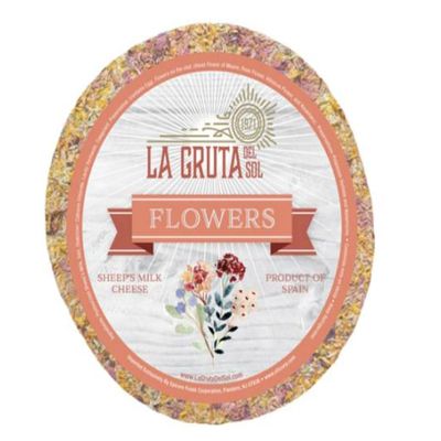 Sheep's Milk Cheese with Flowers - 5.3 oz Pack of 12