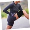 Thigh Protective Brace Compression Sleeve Adjustable Thigh Wrap Warm Support Band Large Size for 140-200 Lbs Sports Fitness Muscle Strain Relief view 4