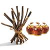 16oz. Caramel Apple Licorice Root Chew Sticks for Humans. 100% Pure Natural | Oral Health & Fresh Breath | Individual Liquorice Chew Sticks are 6.5-7 inches LongGlycyrrhiza Glabra from Turkey. view 1