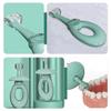 HANABASS Silicone 3D Triple-Sided Toothbrush for Teeth and Tongue Cleaning, Light Blue, Soft Silicone, Training Toothbrush for Oral Care view 4