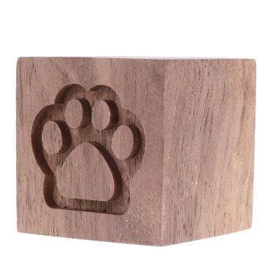 Housoutil Wood Diffuser Essential Oil Diffuser Aromatherapy Diffused Wood Square Cat Claw Walnut Scent for Home Office Bedroom Relaxation