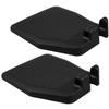 WATIIFUFU Heavy Duty Wheelchair Footplates Pair, Plastic Black Replacement Footrest Pedals, Universal Legrest for Patient Mobility Aid and Wheelchair Accessories view 1
