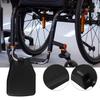 WATIIFUFU Heavy Duty Wheelchair Footplates Pair, Plastic Black Replacement Footrest Pedals, Universal Legrest for Patient Mobility Aid and Wheelchair Accessories view 4