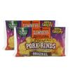 Bacon Microwave Pork Rinds 1.75 oz Crunchy Snack Skins Chicharrones Style Chips Alternative to Duros and Chicken Skin Snacks Pack of 2 view 1