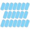 Alomejor ABS Replacement Gel Sheets, 20pcs Durable Skin Friendly Conductive Adhesive Pads for EMS AB Trainer, with Ultra Thin Lightweight Design for Waist Trimmer Belt ABS Toner view 1