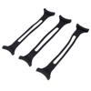 PATKAW Mask Extension Buckle Ear Hooks Flexible Strap Extender 3pcs Set Black Long Adjustable Mask Cord Accessories for Comfortable Fit and Ear Protection view 1