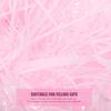 Hohopeti Shredded Raffia Paper Box Filler 200g X 2 Packs Pink Confetti Filler Material Decorative Filling for Boxes Wedding Party Packaging view 4