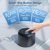 45kHz Ultrasonic Retainer Cleaner Machine, Dental Cleaning Pod with Digital Timer for Denture, Mouth Guard, Invisalign, Aligner, Night Guard, Braces, Toothbrush, Jewelry, 200ML Tank (Black) view 2