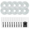 20PCS Microfiber Mop Pads Dust Bags For Mova E40 Ultra Robot Vacuum stability view 1