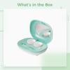 Chewtoyo Green Contact Lens Cleaner, USB Rechargeable Portable Washer Kit, Mirror & Tweezers with Ultrasonic Cleaning Technology, Contact Lens Solution Soak Case view 3
