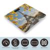 Paris Eiffel Tower with Autumn Leaves Digital Bathroom Scale for Body Weight Accurate Weighing Scale Digital Scale Fashion Weight Scale High Precision Smart Scale with Ultra-Wide Platform Large LCD Di view 3
