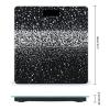 Black White Glitter Digital Bathroom Scale for Body Weight Accurate Weighing Scale Digital Scale Fashion Weight Scale High Precision Smart Scale with Ultra-Wide Platform Large LCD Display view 2