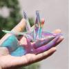 FOMIYES Iridescent Rainbow Cellophane Wrap Paper 56cm X 10 Yards, 5.8 Mil Thickness, DIY Floral Bouquet Packaging Supplies for Wrapping and Basket Decoration view 4