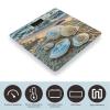 Sleep on Shells Digital Bathroom Scale for Body Weight Accurate Weighing Scale Digital Scale Fashion Weight Scale High Precision Smart Scale with Ultra-Wide Platform Large LCD Display view 3