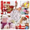 COOPHYA 2 Packs Crinkle Cut Shredded Paper Box Filler Wrap Crinkle Paper Filler for Packaging and Shipping Decorative Filling in White and Light Brown Shades for Party Favor and Boxes view 2
