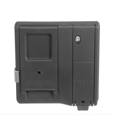 2022/271 2243A Detergent/Rinse Aid Dispensing Module, Black, Dishwasher for GDF530PGM6BB, GDF530PGM6WW, GDF630PGM6BB