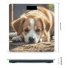 Lazy Dog Puppy Digital Bathroom Scale for Body Weight Accurate Weighing Scale Digital Scale Fashion Weight Scale High Precision Smart Scale with Ultra-Wide Platform Large LCD Display view 2