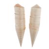 HHRJNUST 100 Pieces of Wooden Cups for Use in Restaurants and Corporate Events, 11x15.5cm view 3