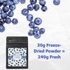 Nat Flav Freeze-Dried Blueberry Powder | 7oz | 100% Natural Fruit | No Sugar & Additives | Non-GMO & Vegan Friendly | Flavoring Powder | Freeze Dried Backpacking & Camping Food | Make of Fresh fruit view 2