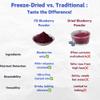 Nat Flav Freeze-Dried Blueberry Powder | 7oz | 100% Natural Fruit | No Sugar & Additives | Non-GMO & Vegan Friendly | Flavoring Powder | Freeze Dried Backpacking & Camping Food | Make of Fresh fruit view 4