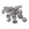 20 Pcs Stainless Steel Pipe Screen Filters, Concave Metal Mesh Bowls For Pipes, Rust-Resistant Replacement Parts, Easy To Clean Silver Finish 16X12x8mm view 4